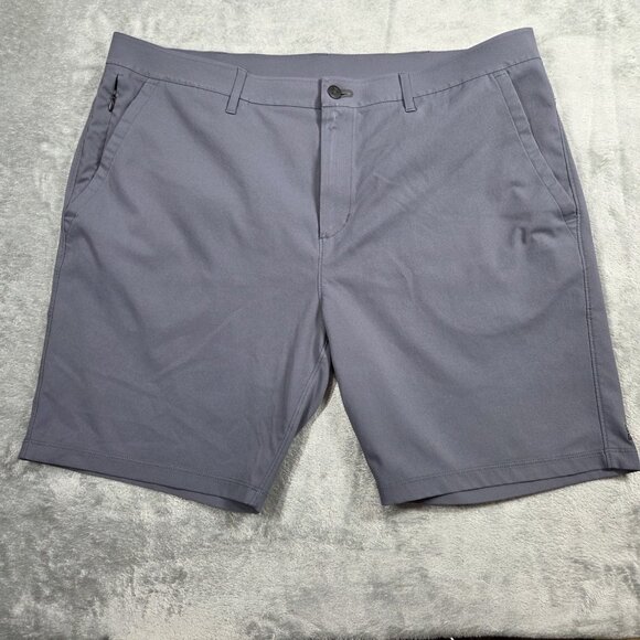 Public Rec Shorts Mens 40 Slate Gray Golf Preppy Performance Dealmaker Chino - Picture 2 of 11